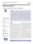 Research paper thumbnail of Sử dụng bã cơm dừa để thay thếmột phần bột mì trong sản xuất bánh bích quy giàu chất xơ