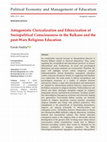 Research paper thumbnail of Antagonistic Clericalization and Ethnicization of Sociopolitical Consciousness in the Balkans and the post-Wars Religious Education