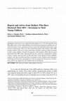 Research paper thumbnail of Regrets and Advice from Mothers who have Disclosed their HIV + Serostatus to their Young Children