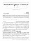 Research paper thumbnail of Biometric System To Secure The Internet Of Things