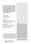 Advocates or Challengers of Europeanization? An Inquiry into the Discourse of the Romanian Elites on the European Union in the Context of EU Elections 2014 Cover Page