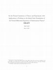 Research paper thumbnail of On the formal consistency of theory and experiment, with applications to problems in the initial-value formulation of the partial-differential equations of mathematical physics. This paper is a corrected and clarified version of the third chapter of the a