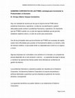 Research paper thumbnail of GOBIERNO CORPORATIVO EN LAS PYMES, estrategia para incrementar la Productividad y la Sucesión