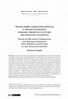 Research paper thumbnail of Notas sobre narrativas míticas e transculturação: passado, presente e futuro em contexto atlântico Notes on Mythical Narratives and Transculturation: Past, Present and Future in the Atlantic Context