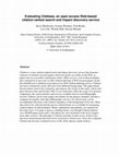 Research paper thumbnail of Evaluating Citebase, an open access Web-based citation-ranked search and impact discovery service