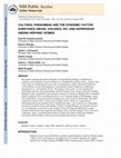 Cultural Phenomena and the Syndemic Factor: Substance Abuse, Violence, Hiv, and Depression Among Hispanic Women Cover Page