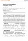 Research paper thumbnail of Alcohol Consumption Habits of Tuberculosis Patients