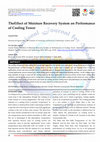 Research paper thumbnail of TheEffect of Moisture Recovery System on Performance of Cooling Tower