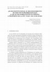 Research paper thumbnail of ¿Es inconstitucional el reconocimiento de efectos suprarregionales a los actos habilitantes en España? A propósito de la STC 79/2017, de 22 de junio