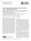 Research paper thumbnail of Ozone variability and halogen oxidation within the Arctic and sub-Arctic springtime boundary layer