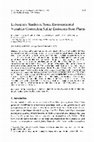 Research paper thumbnail of Laboratory studies of some environmental variables controlling sulfur emissions from plants