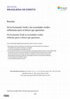 Research paper thumbnail of De la Economía Verde a las sociedades verdes: reflexiones para el futuro que queremos