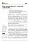 Research paper thumbnail of Review: The Energy Implications of Averting Climate Change Catastrophe