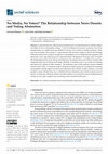 Research paper thumbnail of No Media, No Voters? The Relationship between News Deserts and Voting Abstention