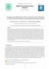 Research paper thumbnail of Evaluation and Optimization of the Aerodynamic Noise Reduction of Vehicle Side View Mirrors: Experimental and Numerical Study