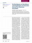 Research paper thumbnail of Die Beteiligung von Betroffenen und Angehörigen am Deutschen Zentrum für Psychische Gesundheit