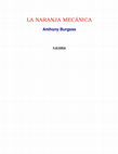 Research paper thumbnail of La Naranja Mecanica - Anthony Burgess