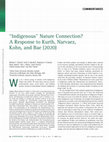 Research paper thumbnail of “Indigenous” Nature Connection? A Response to Kurth, Narvaez, Kohn, and Bae (2020)