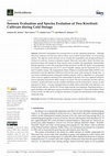 Research paper thumbnail of Sensory Evaluation and Spectra Evolution of Two Kiwifruit Cultivars during Cold Storage