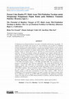 Research paper thumbnail of POTENSI CUKA BAMBU PT. BUKIT ASAM PELABUHAN TARAHAN UNTUK MENGURANGI PENGGUNAAN PUPUK KIMIA PADA BUDIDAYA TANAMAN PAKCHOY (Brassica rapa L.)