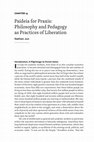 Research paper thumbnail of Paideia for Praxis: Philosophy and Pedagogy as Practices of Education