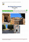 Th Global Procurement - Roma Meeting, 06 07.07.2023, en US version Cover Page