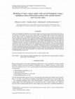 Research paper thumbnail of Modeling of static contact angles with curved boundaries using a multiphase lattice Boltzmann method with variable density and viscosity ratios