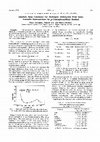 Research paper thumbnail of Absolute Rate Constants for Hydrogen Abstraction from Some Aromatic Hydrocarbons byp-Chlorophenylthiyl Radical