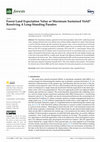 Research paper thumbnail of Forest Land Expectation Value or Maximum Sustained Yield? Resolving A Long-Standing Paradox