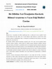 Research paper thumbnail of Bir Dilbilim Tezi Örneğinden Hareketle Bilimsel Araştırma ve Yayın Etiği İhlalleri Üzerine