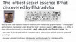 What is the loftiest secret essence Bṛhat discovered by Bhāradvāja Cover Page