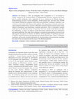 Research paper thumbnail of Report on the earthquake in Turkey: Field observation on healthcare services and ethical challenges