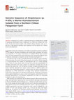 Research paper thumbnail of Genome Sequence of Streptomyces sp. H-KF8, a Marine Actinobacterium Isolated from a Northern Chilean Patagonian Fjord