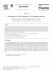 Research paper thumbnail of Precipitation of AMP Carbamate in CO2 Absorption Process