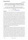 Research paper thumbnail of Effectiveness of training and capacity building methodologies with references to supporting staffs ofHealth care Industries in Tamil Nadu, India