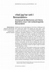 Research paper thumbnail of «Vad jag har sett i Bessarabien» Emmanuel de Martonnes och Henry Baerleins resor i det mellankrigstida Bessarabien ("What I have seen in Bessarabia" Emmanuel de Martonnes and Henry Baerleins Travels through Interwar Bessarabia)