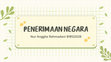 Research paper thumbnail of PENERIMAAN NEGARA