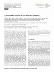 Research paper thumbnail of A post-wildfire response in cave dripwater chemistry