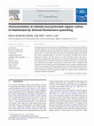 Research paper thumbnail of Characterisation of colloidal and particulate organic carbon in freshwaters by thermal fluorescence quenching