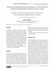 Research paper thumbnail of Hacia una ecología simbólica del espacio: un acercamiento desde la representación semántica de la ciudad