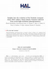 Research paper thumbnail of Insights into the evolution of the Yenkahe resurgent dome (Siwi caldera, Tanna Island, Vanuatu) inferred from aerial high-resolution photogrammetry