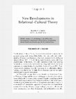 Research paper thumbnail of New Developments in Relational-Cultural Theory