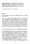 Research paper thumbnail of Intergenerationele overdracht van status en sekse-typering van beroepen: De invloed van vader en moeder op hun dochters en zonen