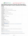 Research paper thumbnail of Rapid Situational Assessment of People Who Inject Drugs (PWID) in Nairobi and Coastal regions of Kenya: A Respondent Driven Sampling Survey