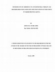 Research paper thumbnail of Determinants of adherence to Anti-Retroviral therapy and high risk behaviour among HIV infected patients on treatment in Nairobi province, Kenya