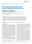 Research paper thumbnail of Observer-based Design of Complex Motion Control Systems in SMC Framework