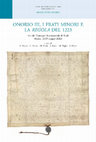 Research paper thumbnail of Onorio III, i frati Minori e la Regola del 1223. Atti del Convegno Internazionale di Studi (Roma, 12-13 maggio 2022), ISIME, Roma 2023 (Nuovi Studi Storici, 128)