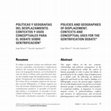 Research paper thumbnail of Políticas y geografías del desplazamiento: Contextos y usos conceptuales para el debate sobre gentrificación