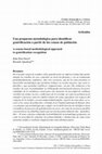 Research paper thumbnail of Una propuesta metodológica para identificar gentrificación a partir de los censos de población