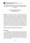 Research paper thumbnail of The Development of Teaching Material of Competency-Based- Ilmu Badi’ in The Study Program of Arabic Language Education, FBS UNM